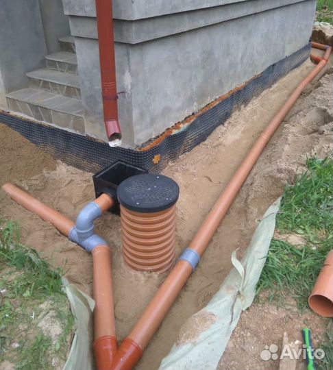 Дренаж участка под ключ