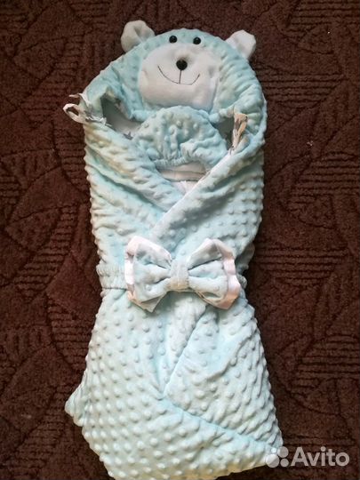 Конверт на выписку с комбинезоном