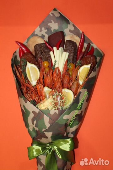 Букеты из раков