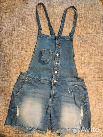 Джинсовый комбинезон