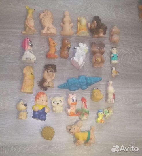 Советские игрушки резиновые пластиковые СССР