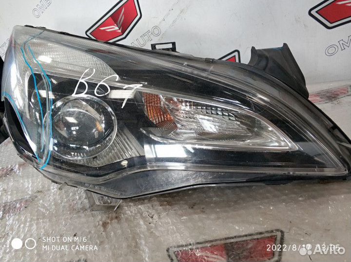 Фара правая галоген Опель Астра J GTC