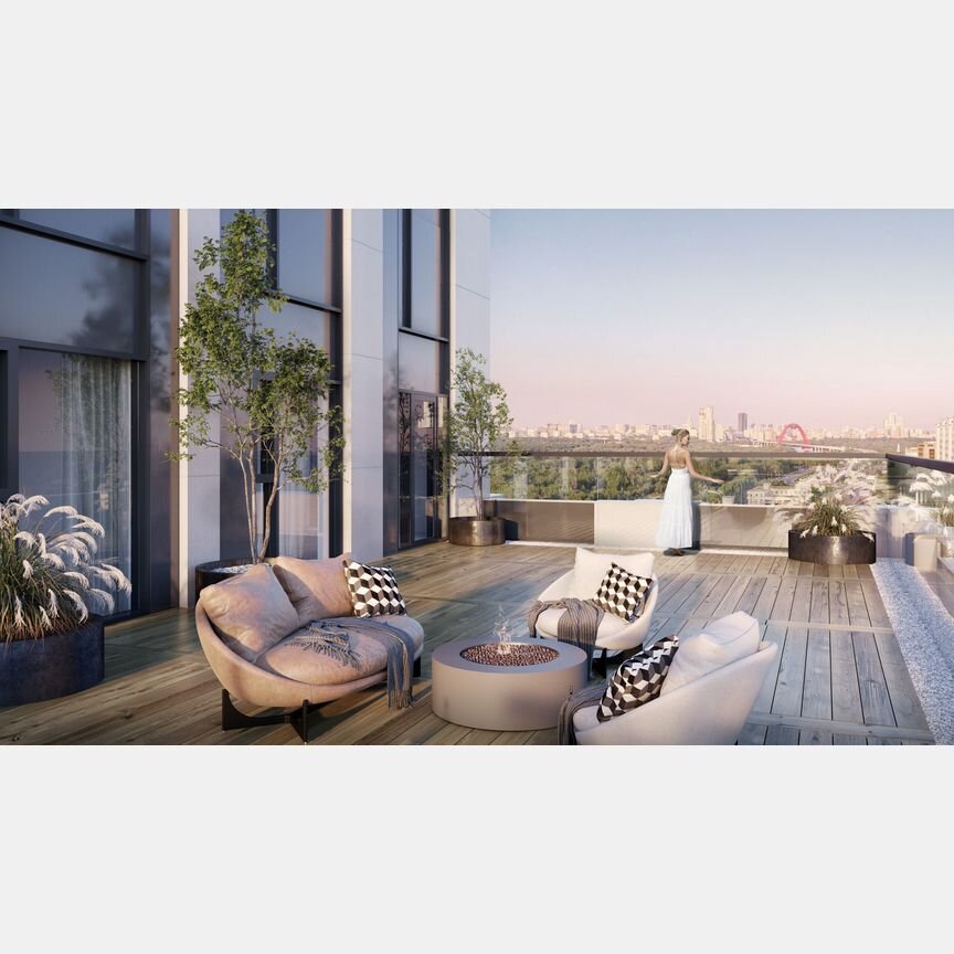 2-к. квартира, 72,5 м², 4/43 эт.