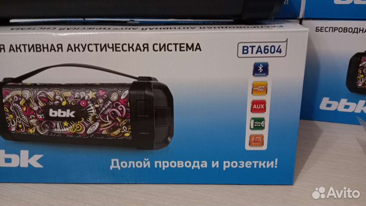 Беспроводная блютуз колонка bbk 604