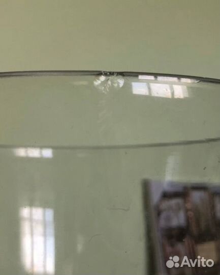 Ваза стеклянная высокая 70 см