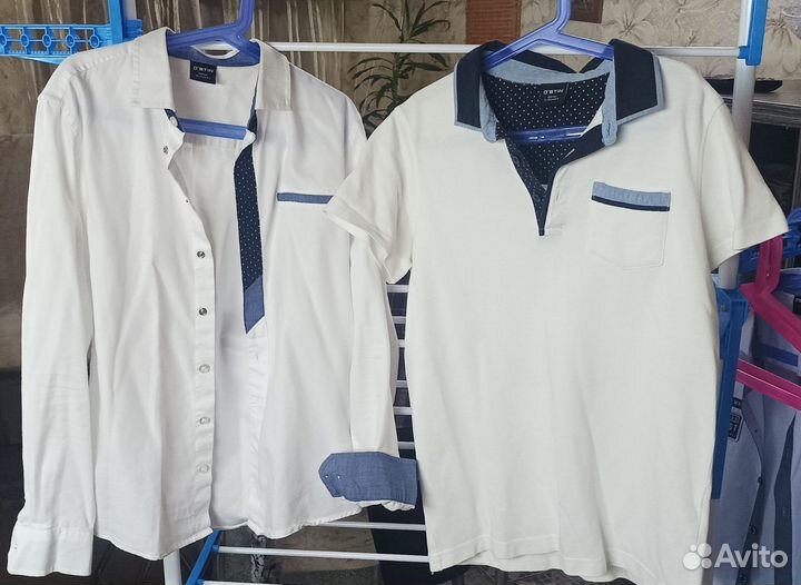 Рубашки брюки на 10/11 лет