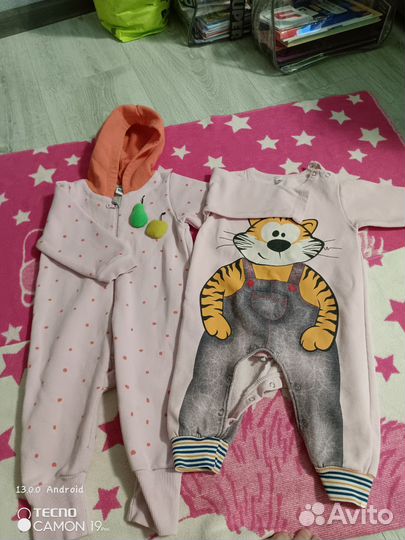 Комбинезон для девочки 80