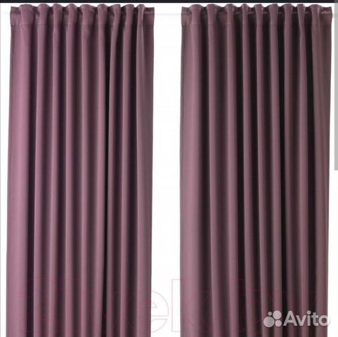 Шторы икея IKEA майгулл лиловые