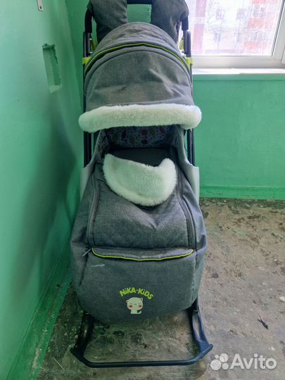 Санки коляска ника кидс