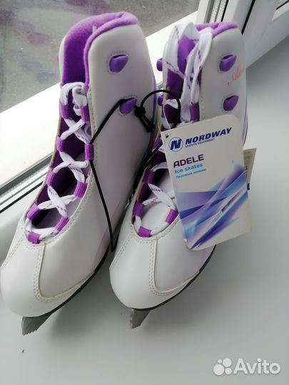 Коньки новые женские Nordway Adele 39 разм