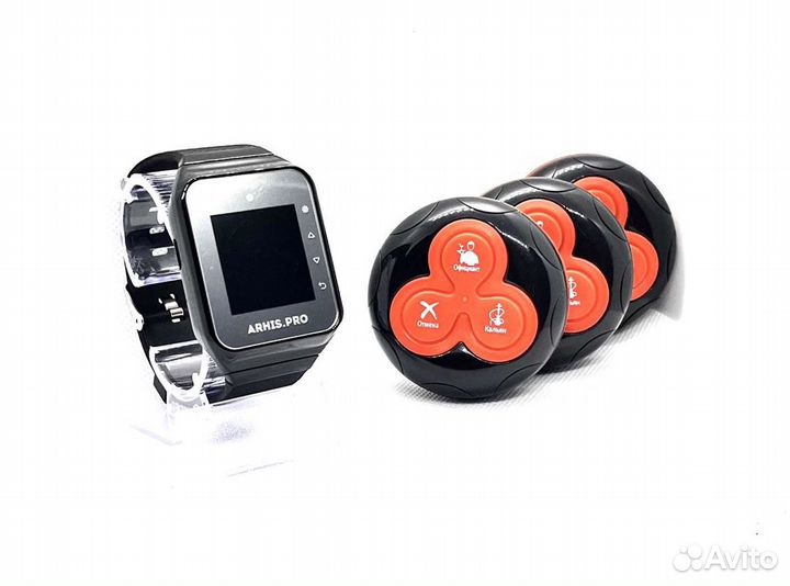 Беспроводная система вызова: кнопка и пейджер