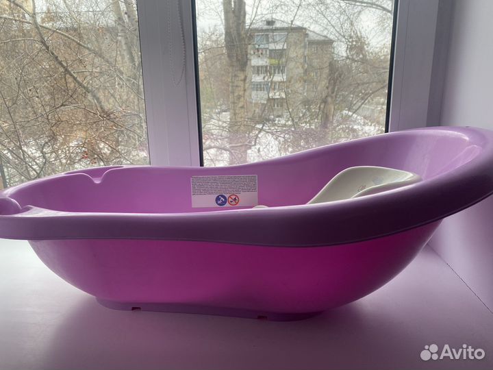 Ванночка для купания и горка