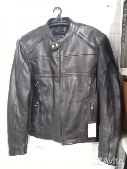 Кожаная мотокуртка