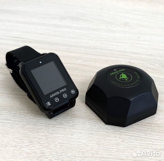 Кнопка вызова модель Бургер и пейджер на руку