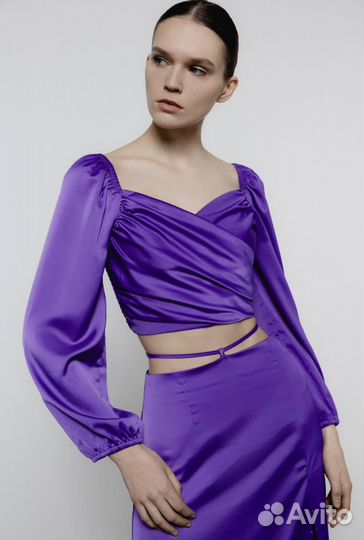 Атласный костюм incity