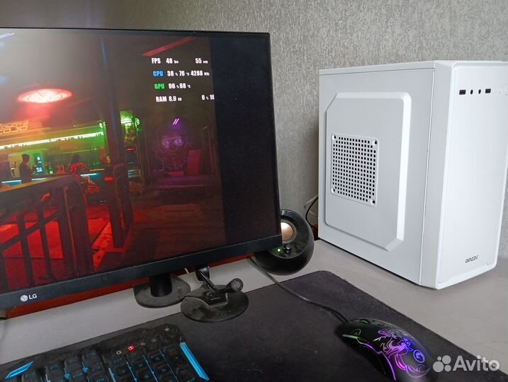 Игровой компьютер i5 11400f\rx6500хт\16гб\ссд250г