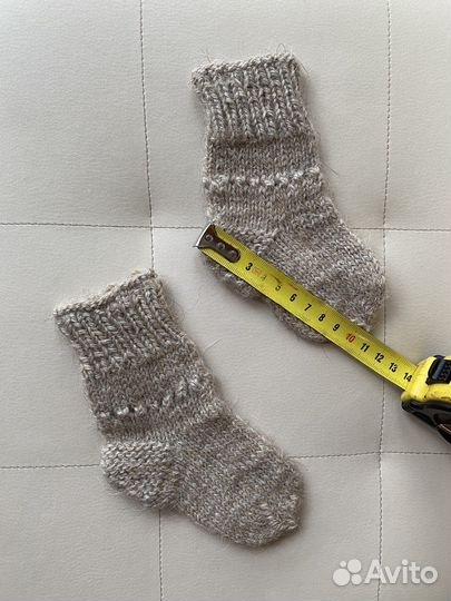 Шерстяные носки детские новые малыша ручная работа