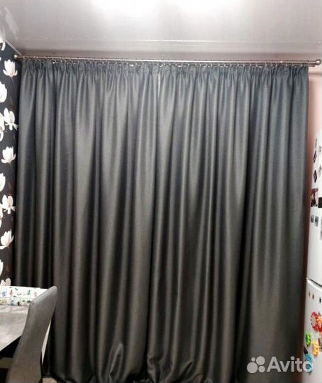 Шторы блэкаут рогожка