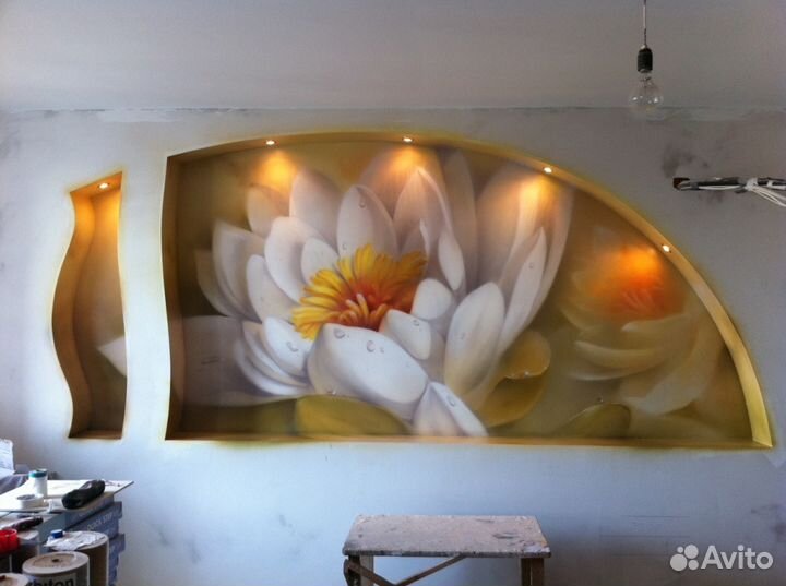 Роспись стен. Профессиональный художник. Картины д