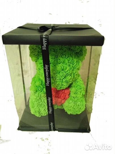 Мишка из роз