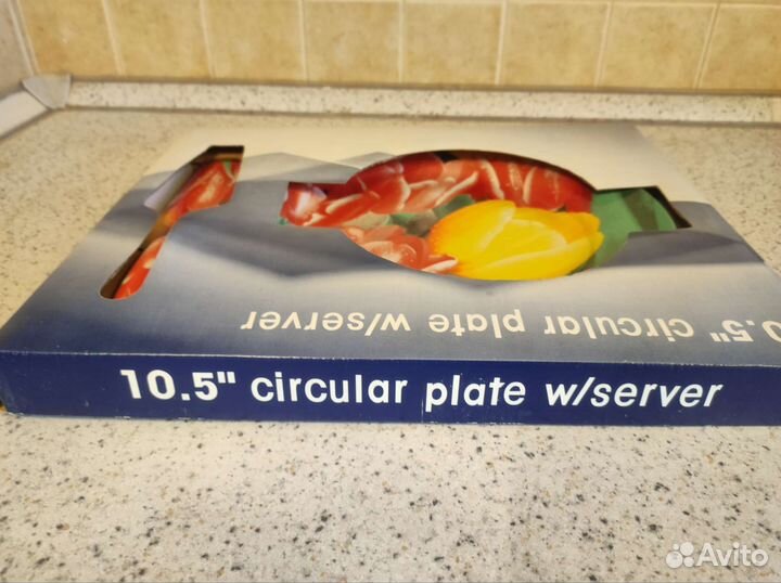 Набор для карвинга/торта тарелка и лопатка новое