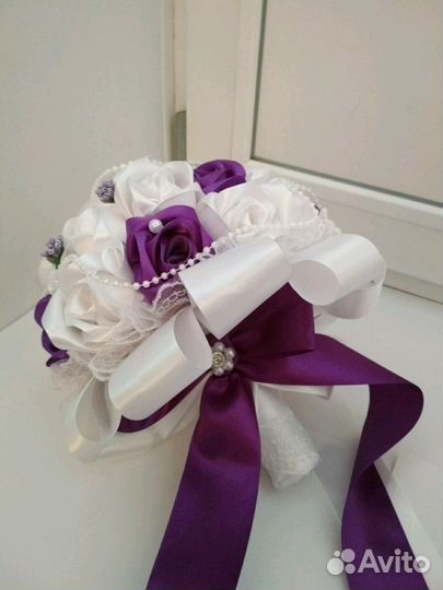 Оформление свадебных букетов