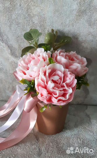 Бюджетные букеты из мыла на 1сентября