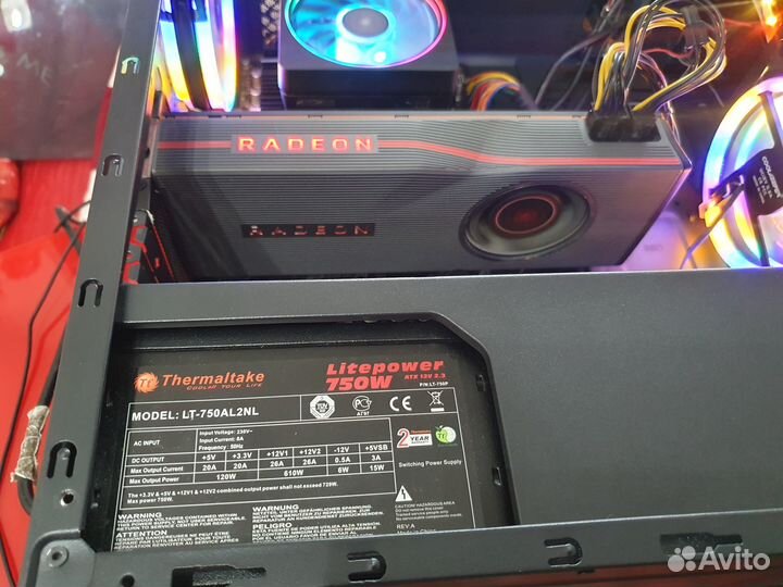 Мощный пк Ryzen 5 3600/16GB/RX 5700XT/SSD+HDD