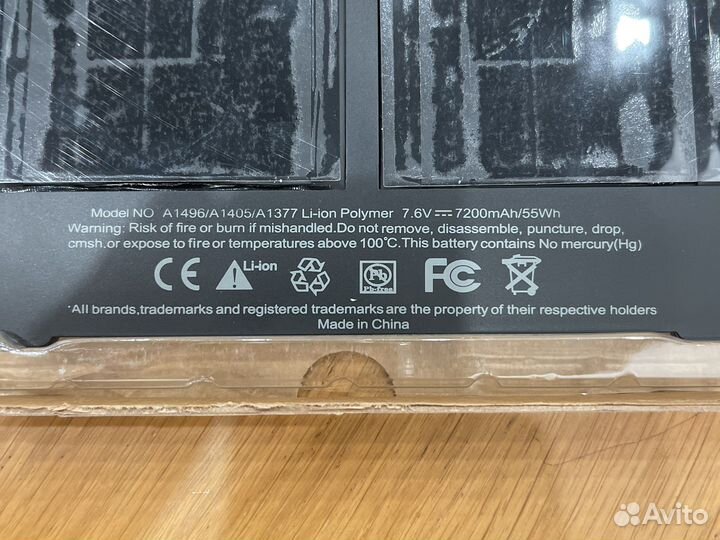 Аккумулятор Apple MacBook Air 13 A1466 A1369