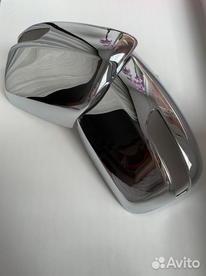 Накладки на зеркала хром LC Prado 150
