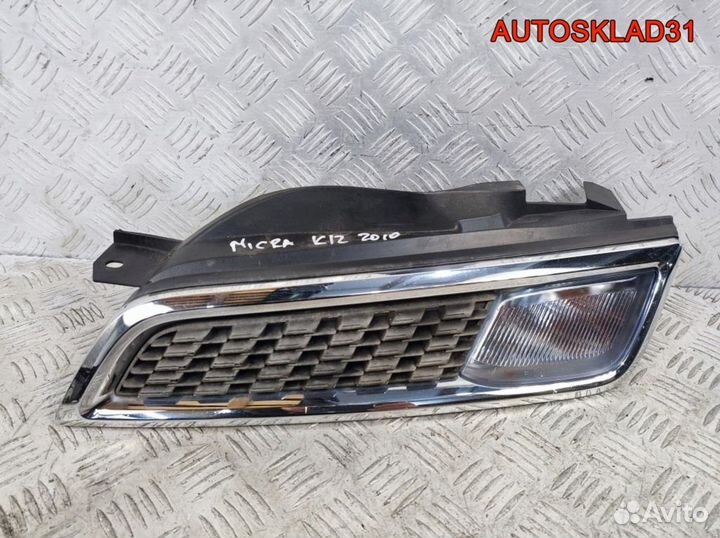 Решетка радиатора Nissan Micra K12 62322BG00A Рест