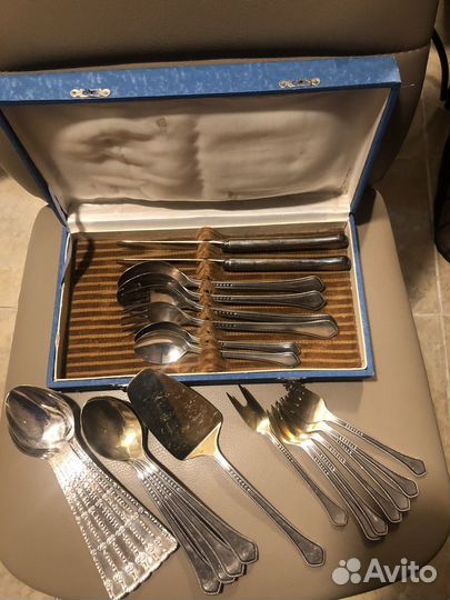 Приборы столовые мельхиоровые. Таллин