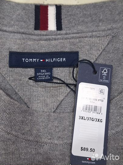 Джемпер мужской Toomy Hilfiger p xxxl из США