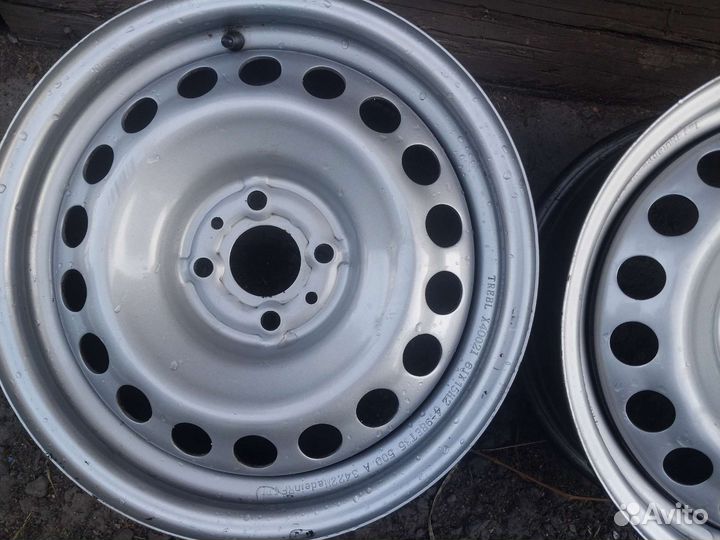 Стальные диски r15 4x98