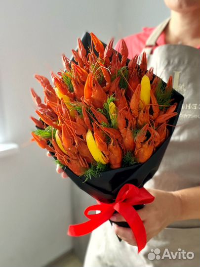 Мужской букет из раков