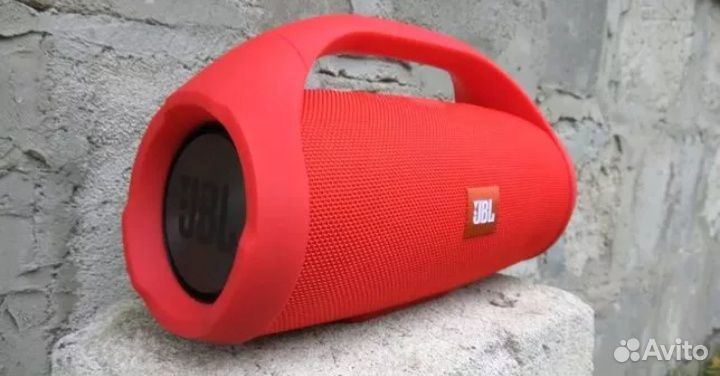Колонка Bluetooth jbl booms box mini красная