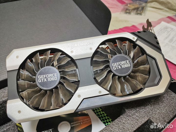 Видеокарта nvidia GTX 1060 6GB Palit jetstream
