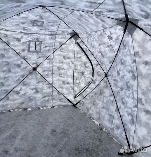 Палатка зимняя куб дубль 360х180