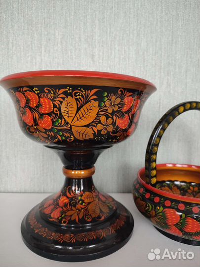 Посуда хохлома