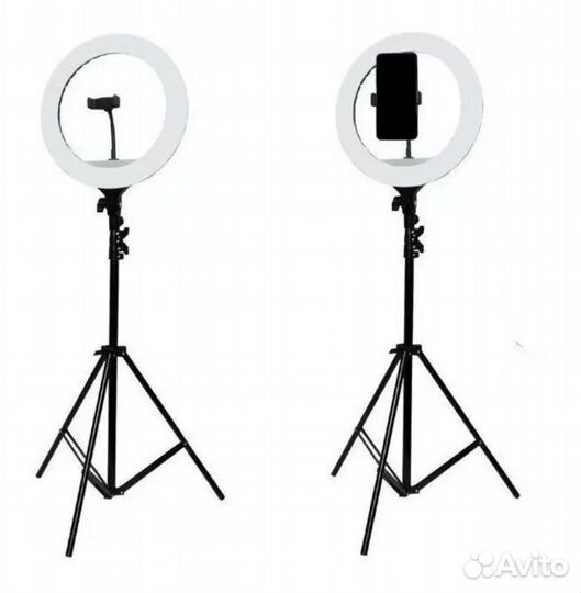 Кольцевая светодиодная селфи LED лампа