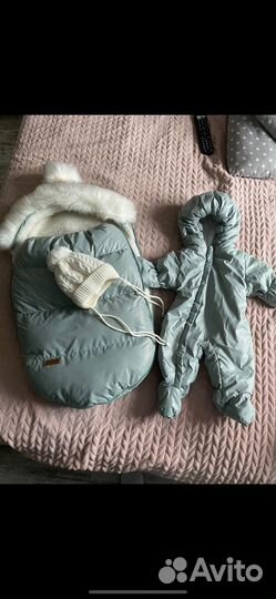 Конверт зимний для новорожденных