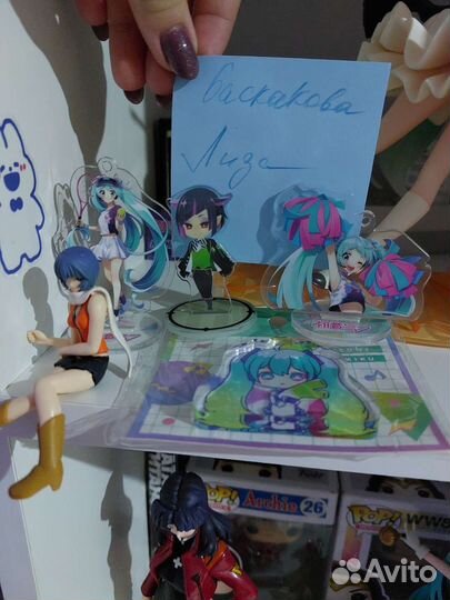 Хатсуне мику, фигурки, фанко поп хосок микаса и др