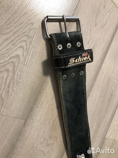 Кожаный ремень для пауэрлифтеров schiek L6011