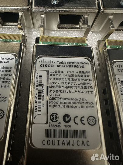 Модули Cisco X2-SFP10G и оптические