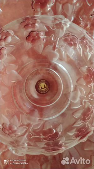 Хрусталь, салатники, ваза, сахарница