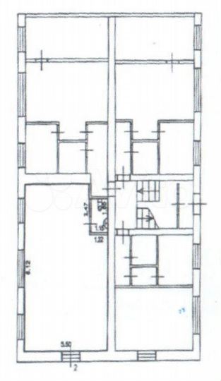 Помещение на 1-ой линии с панорамой, 43.5 м²