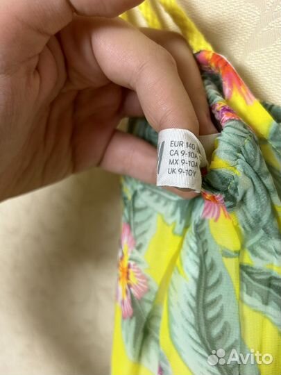 Платье для девочки hm 140