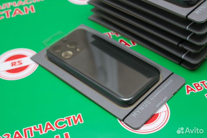 Чехол iPhone 15 pro Mynus Rubber Black MY-IP15P1-R