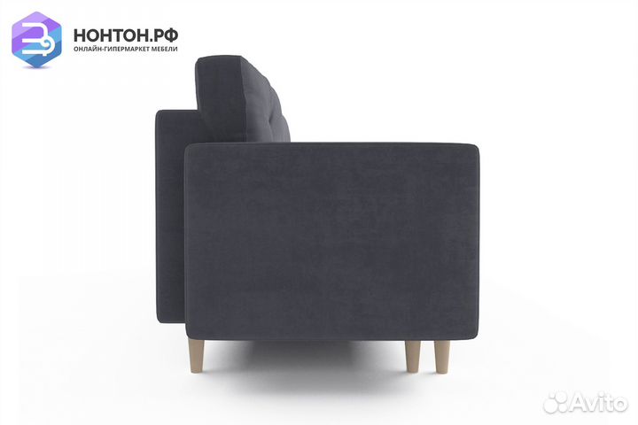 Диван тик-так Белфаст серый