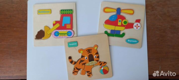 Деревянные пазлы